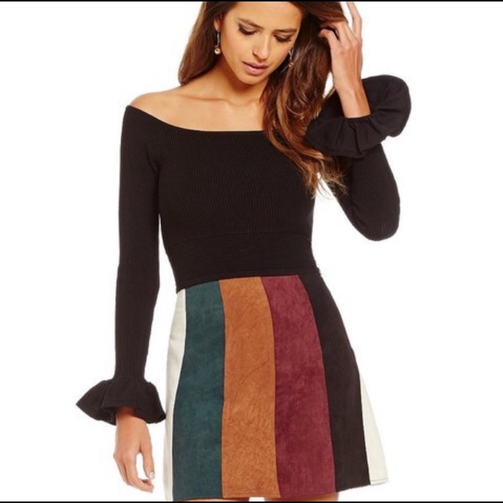 NWT Gianni Bini ribbed off shoulder top